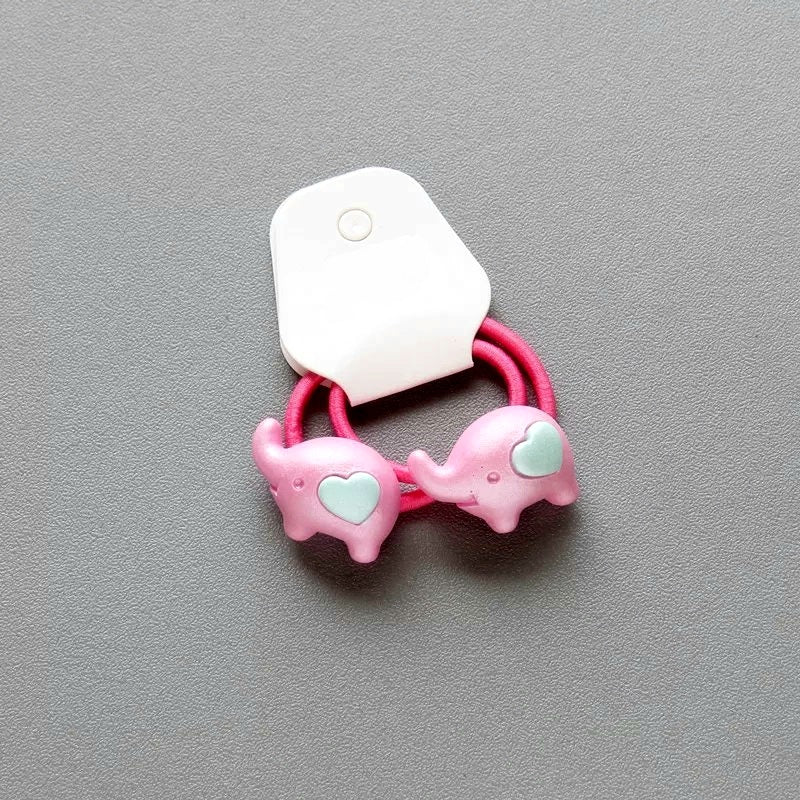 Colorful Kids Hair Ponies - Set of 7 Ponies