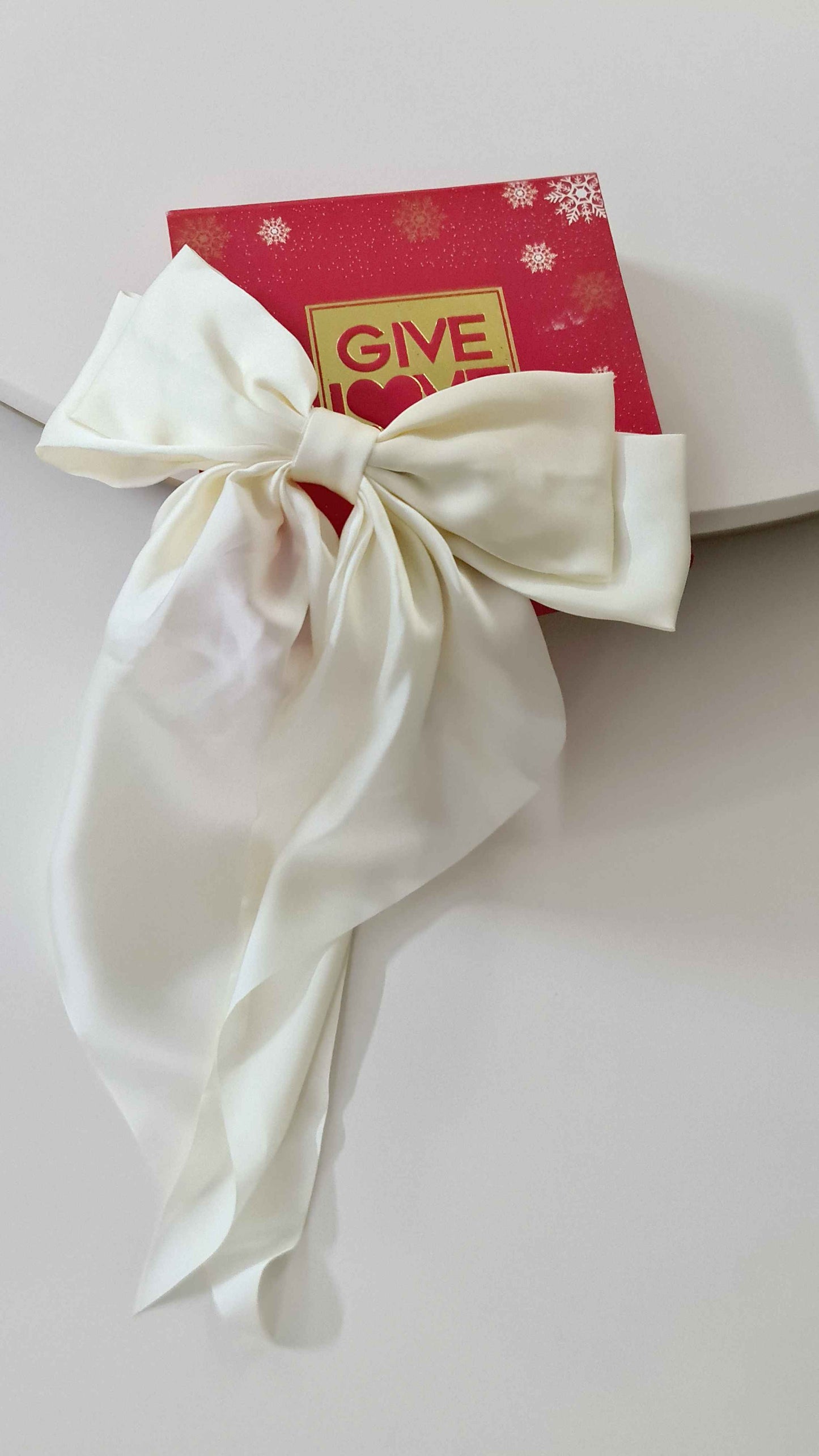 Silk Bow Barrette Long Tail Hair Clip