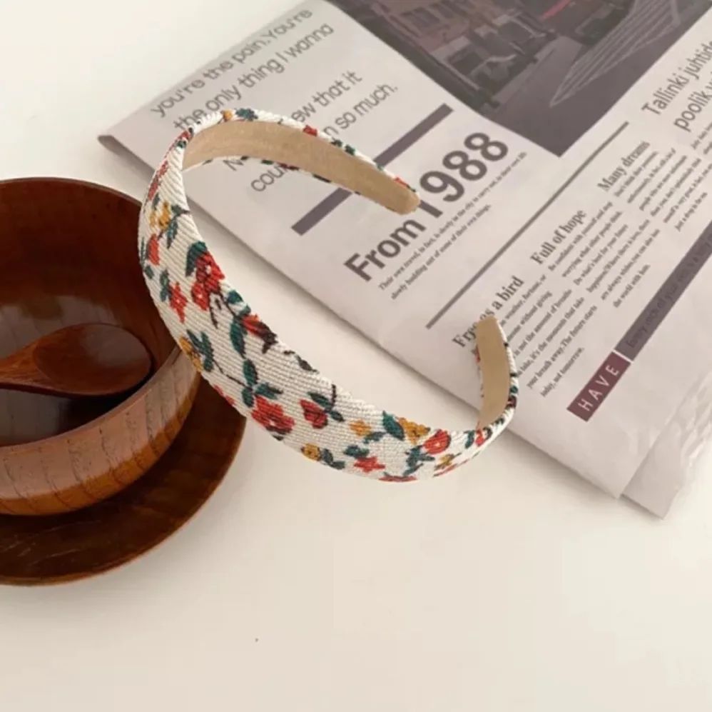 Floral Printed Padded Headband