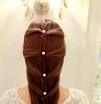 Bridal Pearl Bobby Hair Pins - 5 pins in a set