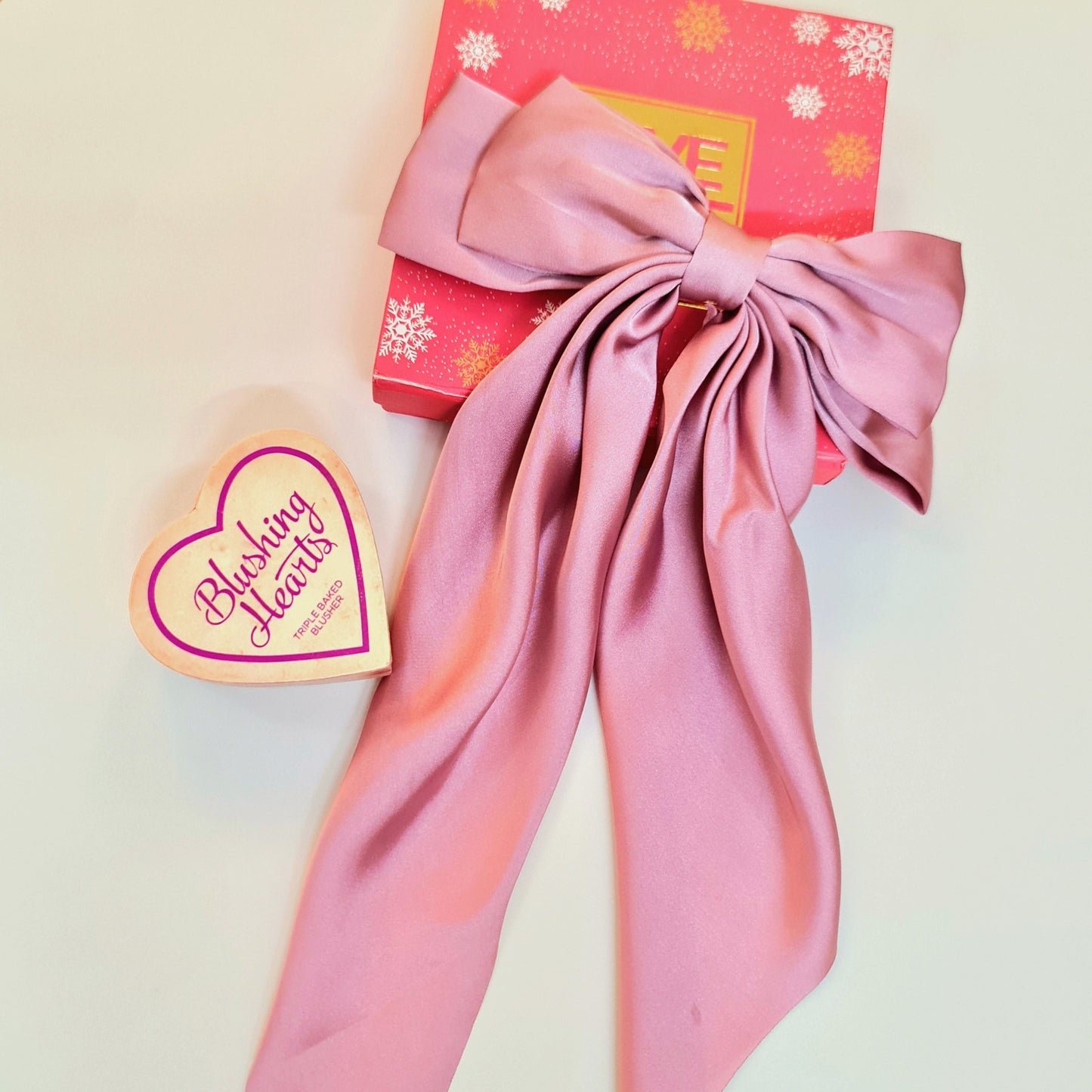 Silk Bow Barrette Long Tail Hair Clip
