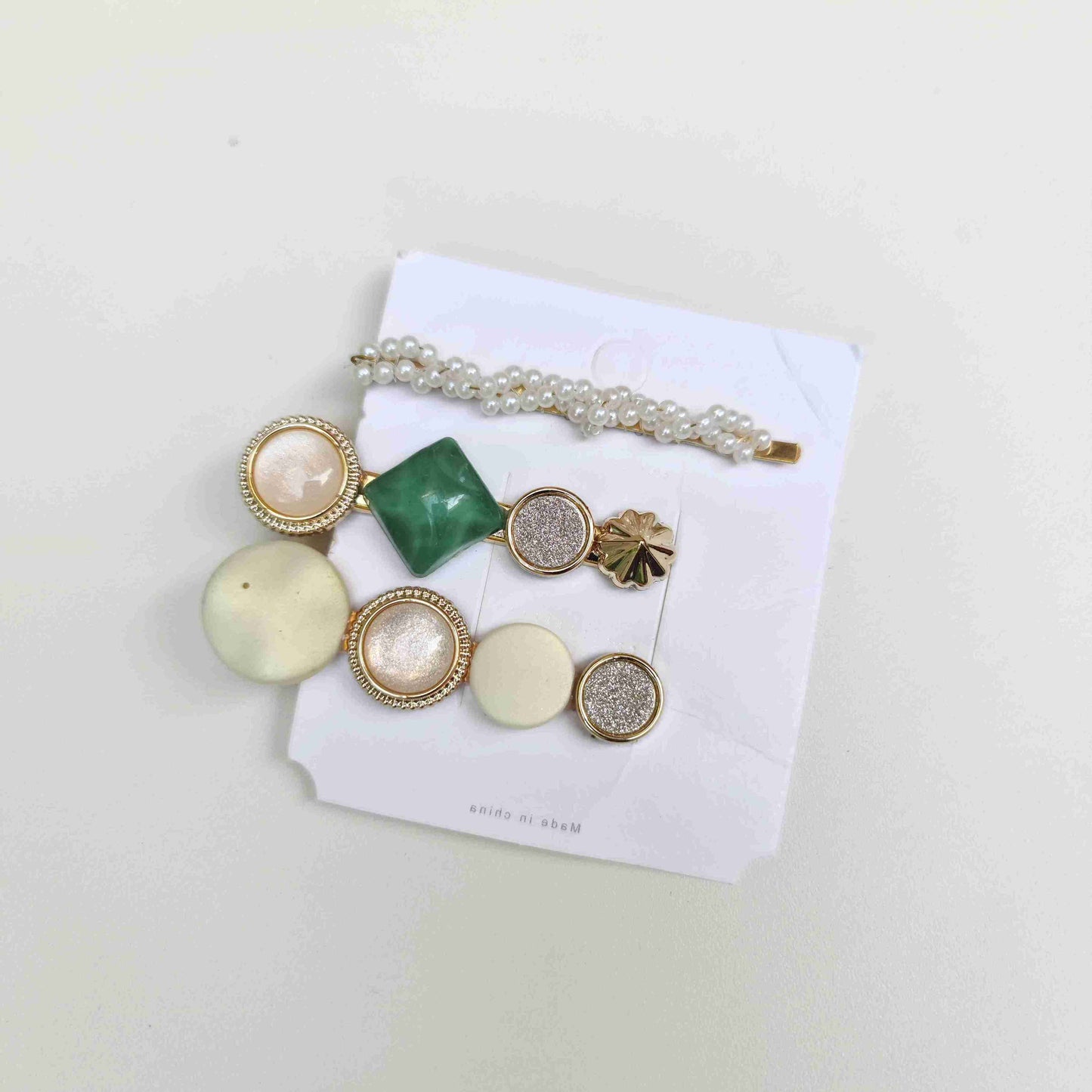 Acrylic Pearl Hairpins - Set of 3 Pins