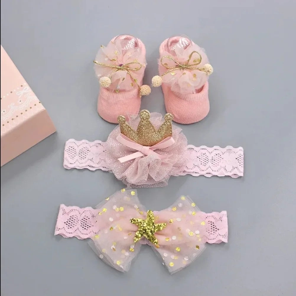 Bootie Socks HeadBand Set