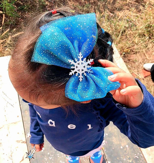 Disney Frozen Hair Bow Barrette clip