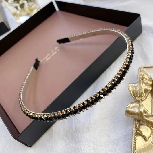 Diamond Cut Stones Head Band