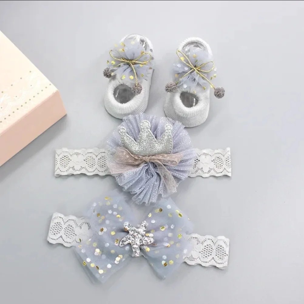 Bootie Socks HeadBand Set