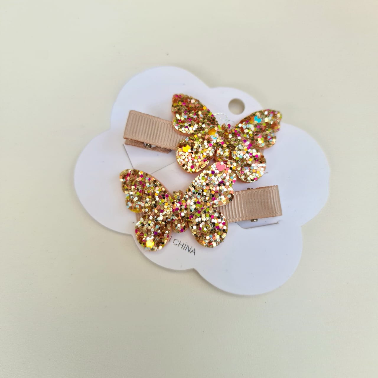 Butterfly Hair Clip - Handmade Glitter Design🦋