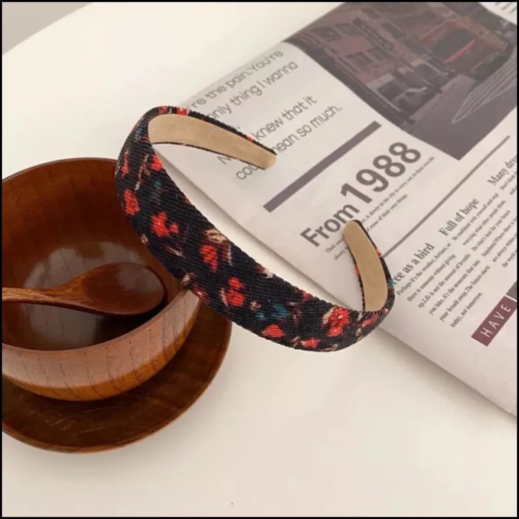 Floral Printed Padded Headband